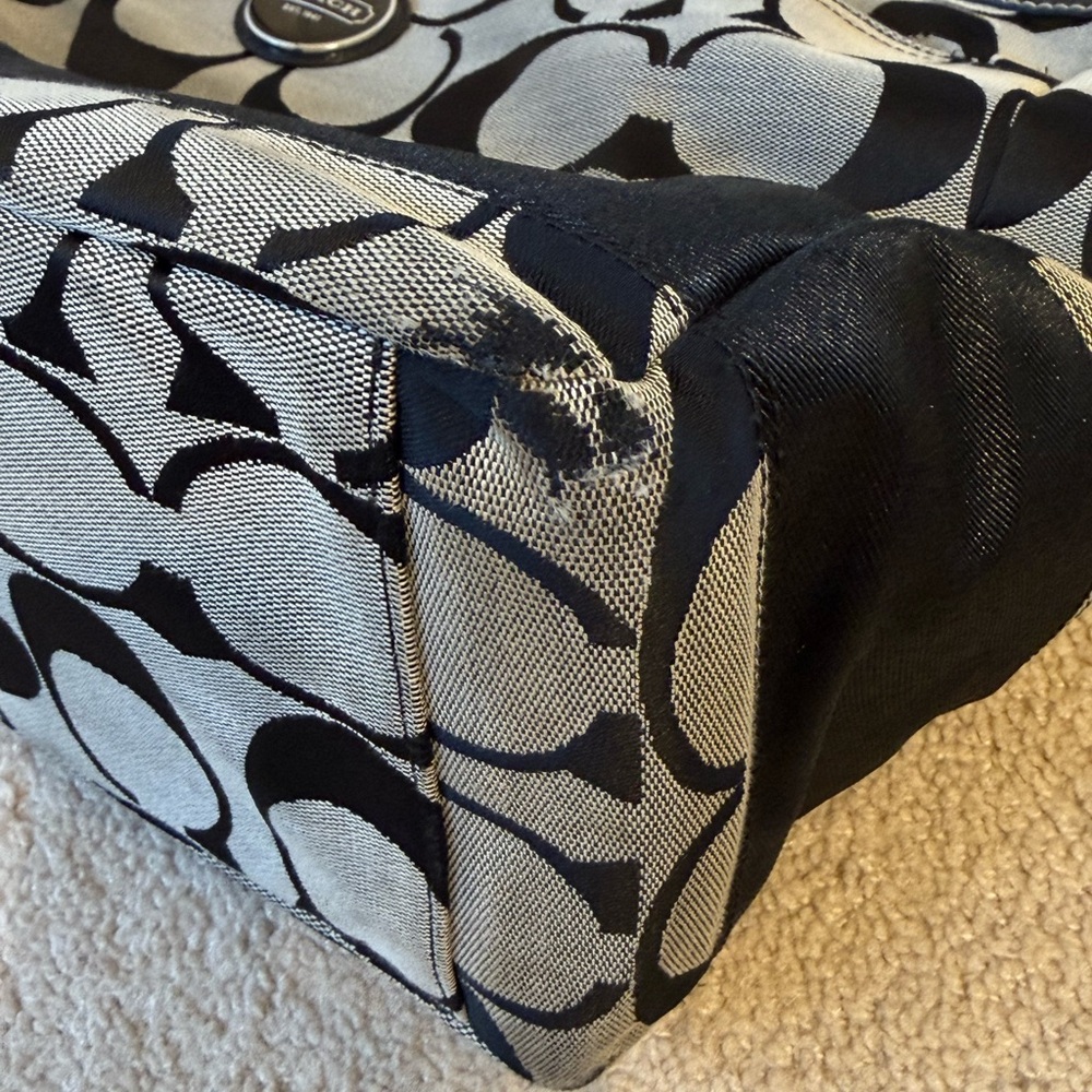 Coach Signature Canvas Diaper Bag - Picture 5 of 8